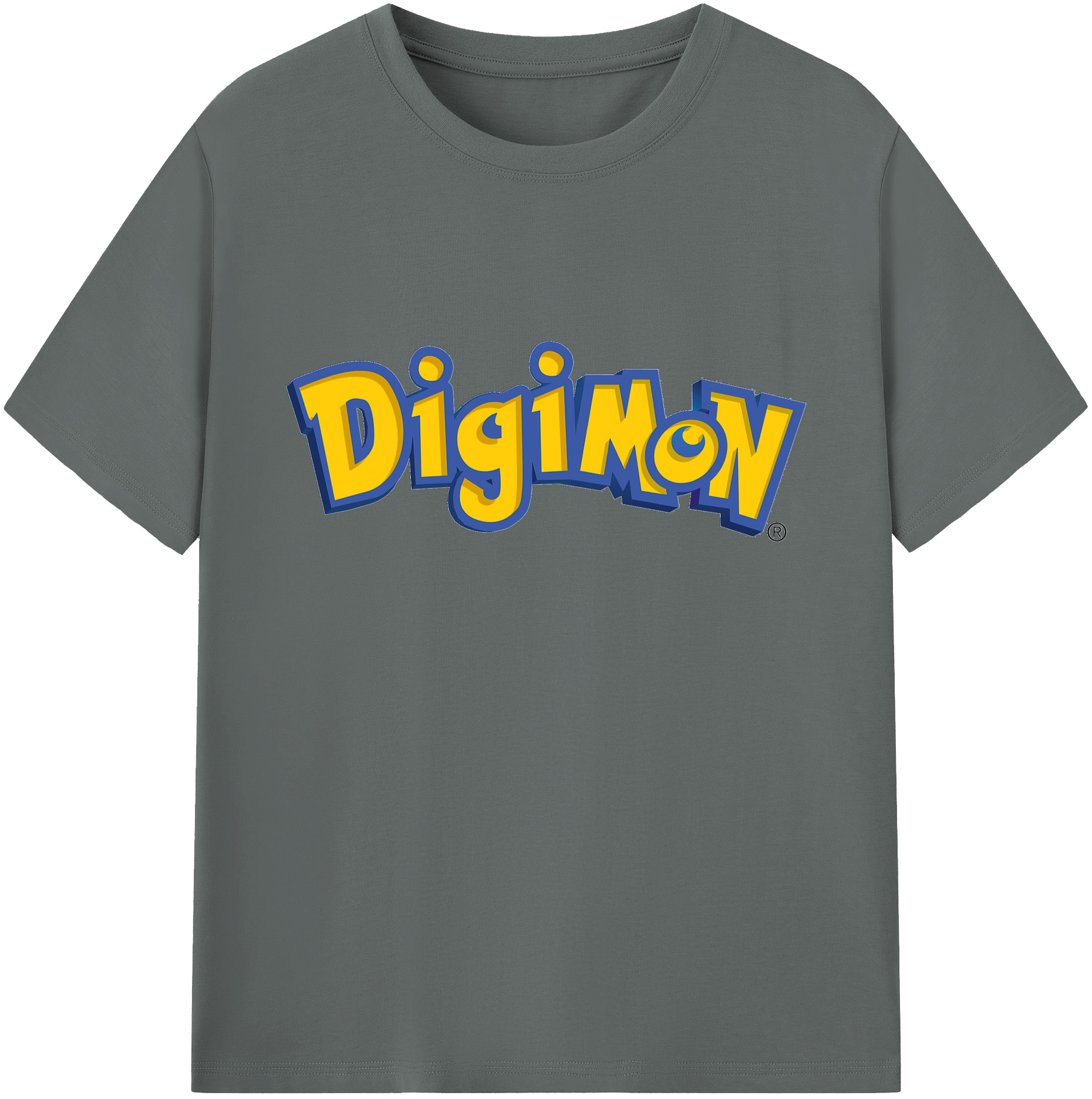 （画像用） Digimon デジタルモンスター/デジモン 綿100％ メンズ半袖Tシャツ｜肌触りやわらか＆通気性